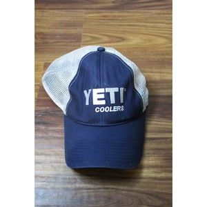 Yeti Coolers Blue Navy Adjustable Trucker Hat